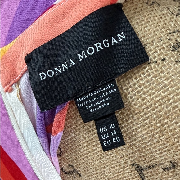 🆕 Donna Morgan Vibrant High Low Dress Size 10 - Picture 6 of 6